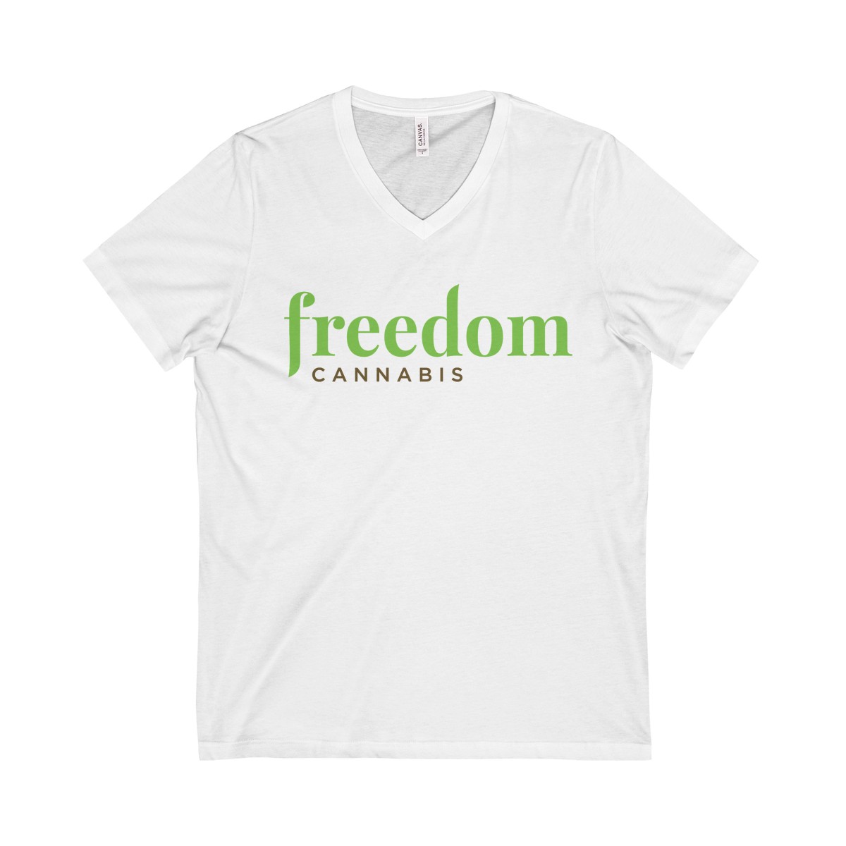 Unisex Jersey Short Sleeve V-Neck Tee