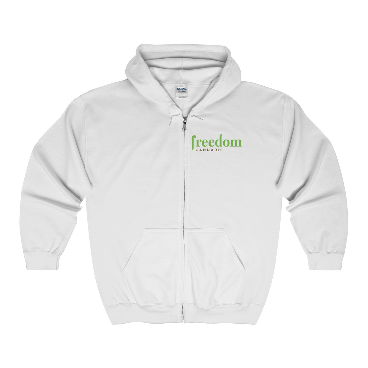 Unisex Full Zip Hooded Sweatshirt